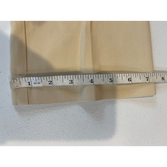 Cache Womens High Waist Pant Straight Leg Zipper Pockets Flat Front Tan Size W29 - Picture 7 of 8